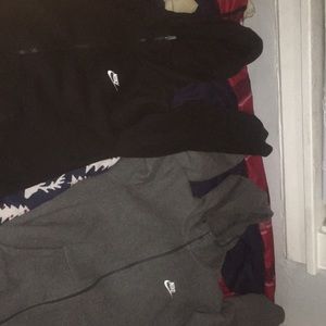 Black & Grey Nike Hoodies